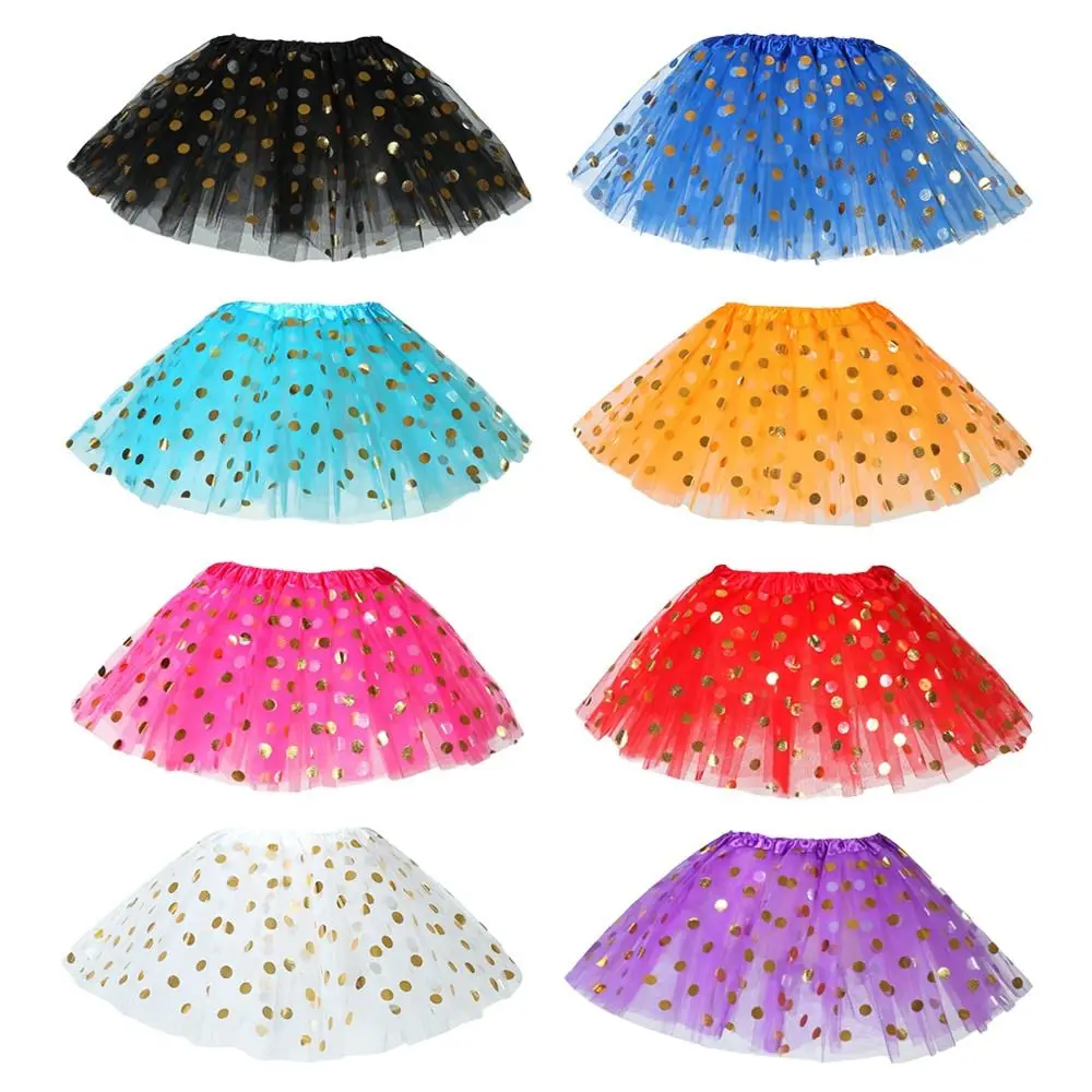 

Colorful Dance Pettiskirt Tulle Ballet Skirts Children Princess Skirt for Kids Girls