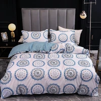 new arrival duvet cover and pillowcase concise style bedding set textile bed set no sheets 3pcs bedding set classic