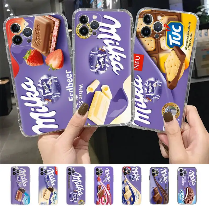 

Chocolate Milka Box Phone Case for iPhone 11 12 13 mini pro XS MAX 8 7 6 6S Plus X 5S SE 2020 XR case