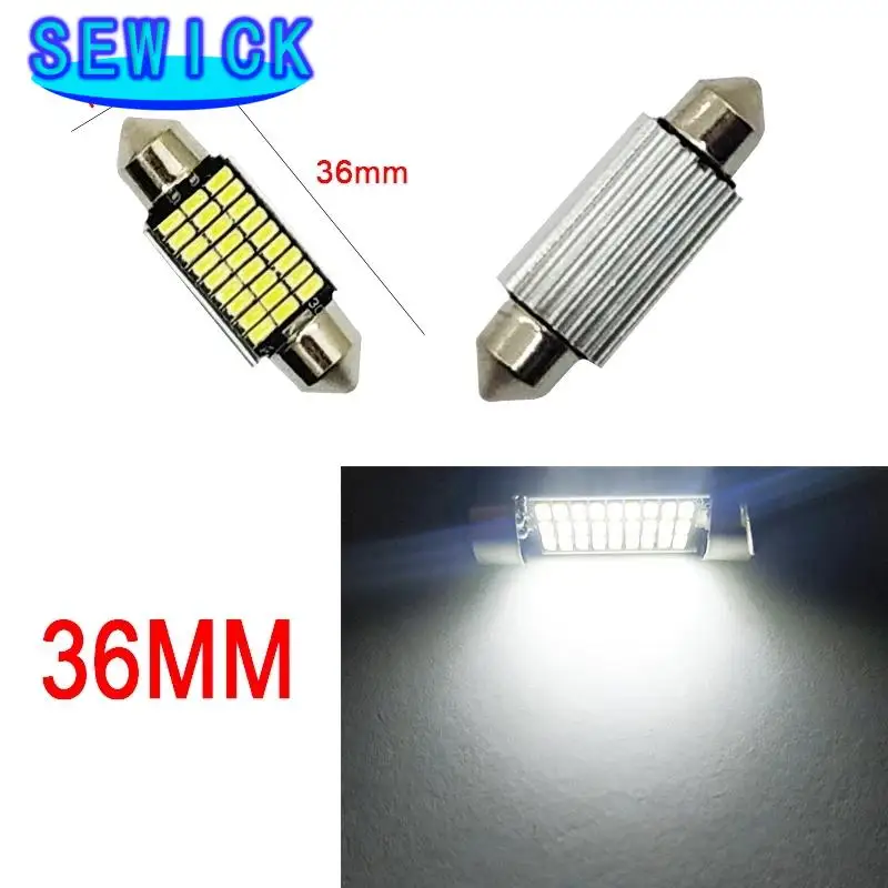 10x C10W C5W LED Canbus Festoon 31 мм 36 39 42 для автомобиля лампа внутреннего освесветильник