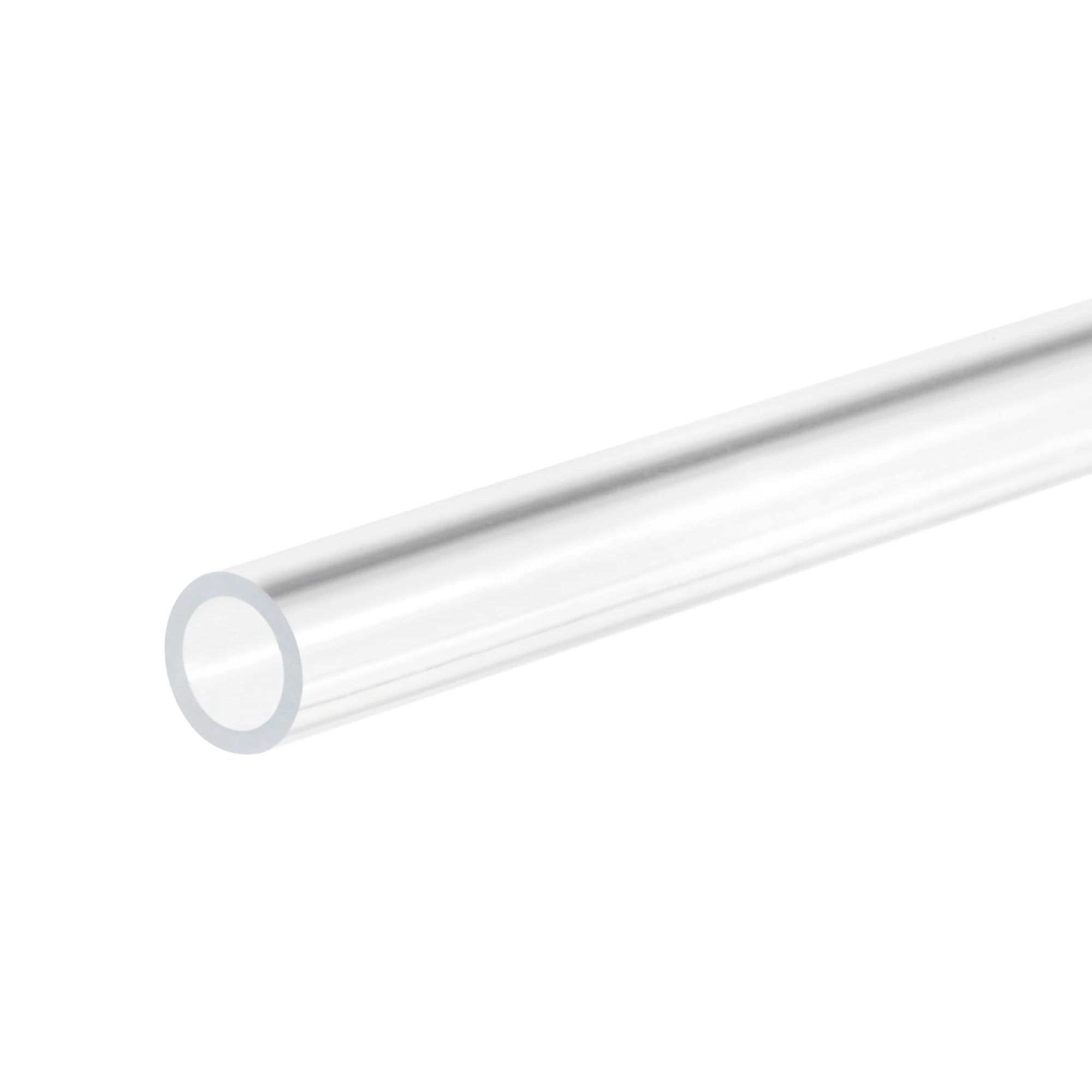 

Uxcell Clear Round Rigid PC Tube 12" Length 0.16" IDx0.23" OD for Lamps and Lanterns,Water Pipe, Pack of 4