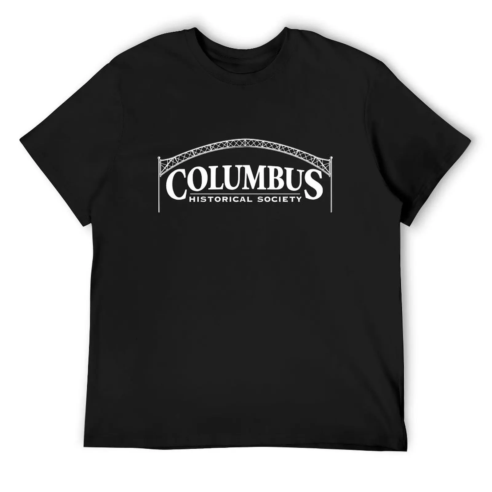 Белая футболка с логотипом Columbus Historical Society роскошная новое издание спортивные