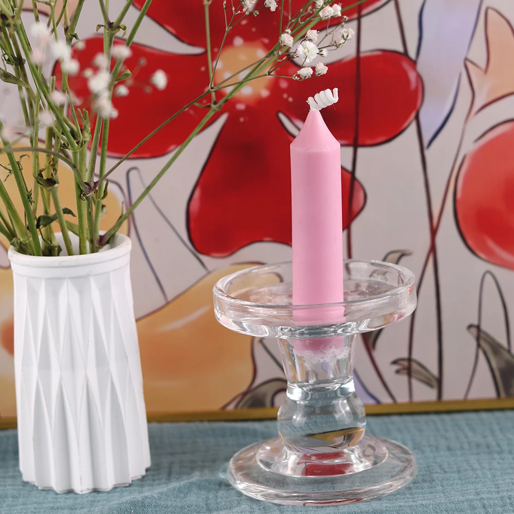 Пластиковая цилиндрическая форма для свечей ароматерапии воск в стиле ретро