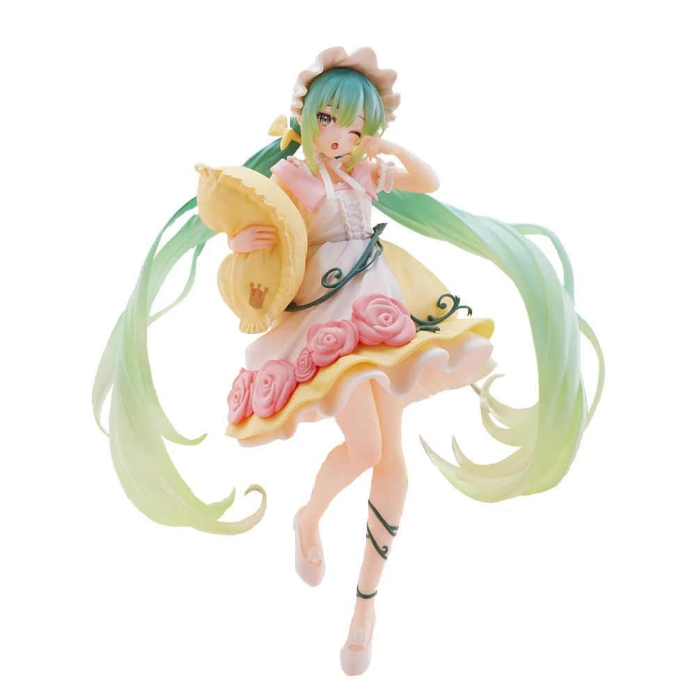 In Stock Original Taito Vocaloid Hatsune Miku Action Figure Collection 22Cm Anime Kawaii Doll Model Collectible Toys images - 6