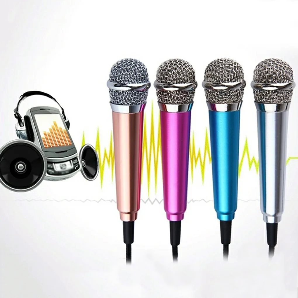 

3.5mm Portable Mini Speech Phone Mic Stereo Studio Audio Microphone for iphone for Sumsung Laptop Notebook Desktop Accessories