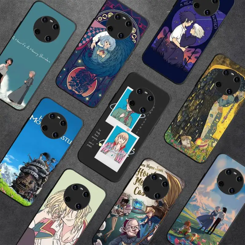 

Anime Howl's Moving Castle Phone Case For Huawei Y 5 Y62019 Y52018 Y92019 Luxury funda case for 9prime2019
