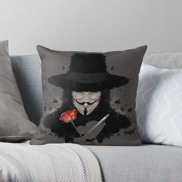 

Ink For Vendetta Printing Throw Pillow Cover Hotel Wedding Decor Throw Cushion Square Fashion Fashion Home Pillows not include