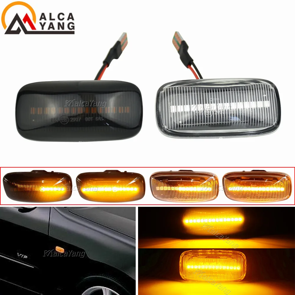 

LED Side Marker Dynamic Turn Signal Light Lamp For Nissan Skyline R34 Almera N15 N16 Pulsar Maxima QX Sunny G10 Primera P11 P12