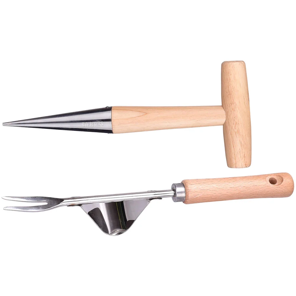 

Hand Tool Gardening Dibber Weeders Weeder Removers Multi Handle Woodsoil Manual Puncher Digging Deeper Garden Planter Function