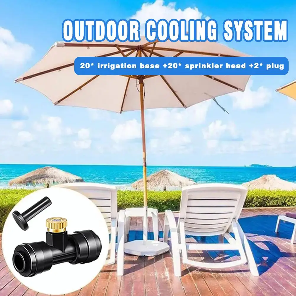 

Outdoor Nebulizer Garden Sprayer Misting Cooling System Nozzles Kit Fog Nozzles For Patio Garden Water Mister Cooling Syste T3T8