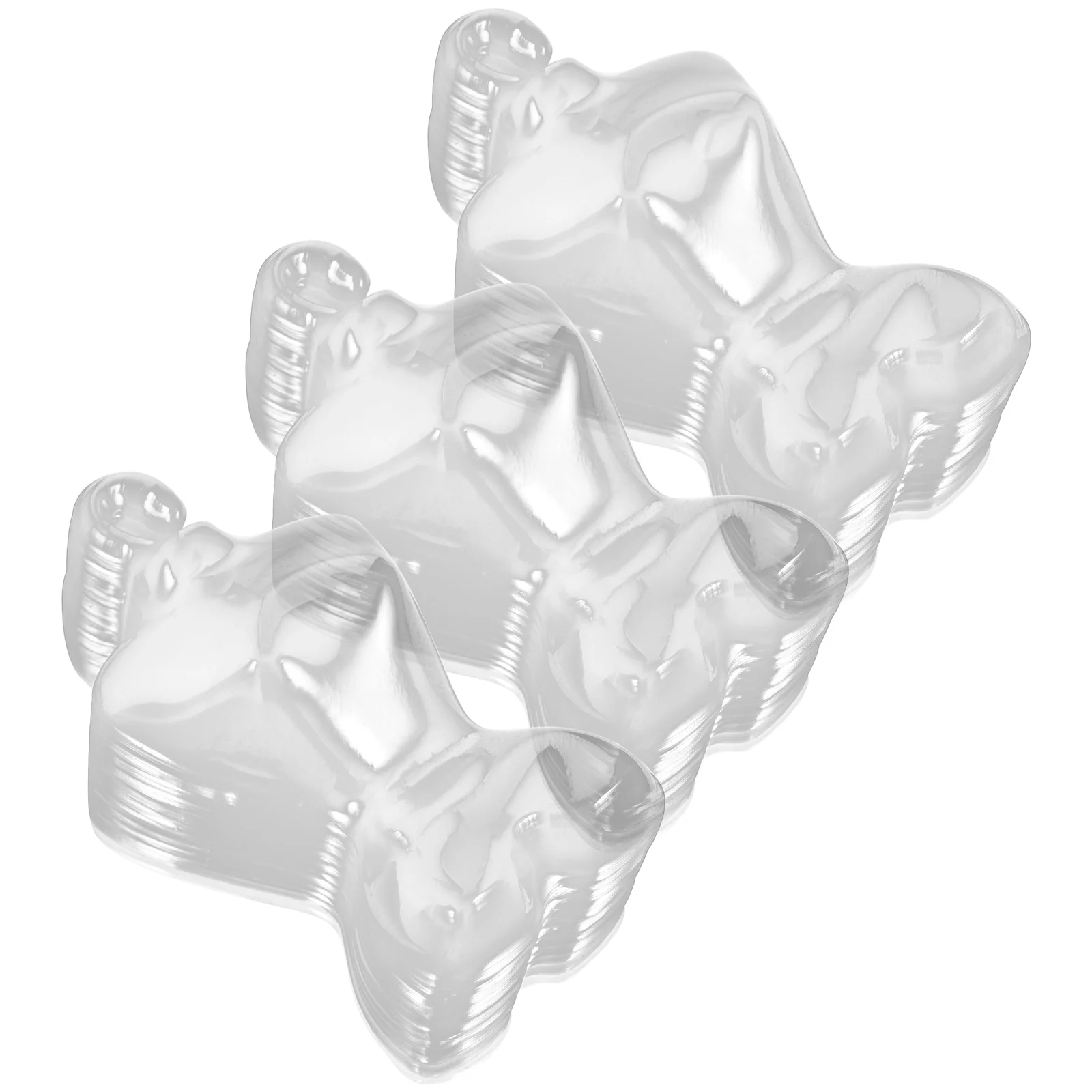 

100 Pcs Display Stand Transparent Coat Hanger Child Plastic Hangers Accessory