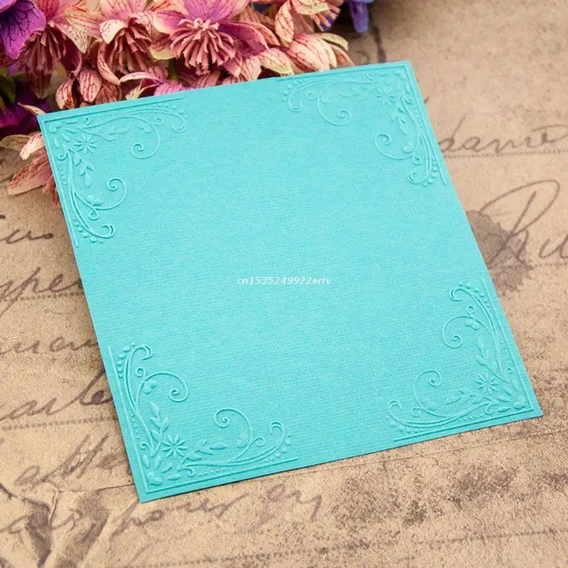 

Plastic Embossing Folder Template DIY Scrapbook Photo Album Card Making Decoration Crafts Lacework Dropship