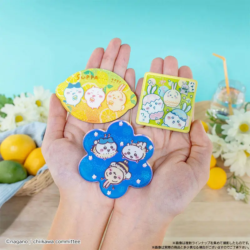 Фото Магнит на холодильник Bandai Chiikawa Vol 04 в форме персонажей, игрушка-конфета, магнитная наклейка Hachiware Usagi, декор для дома и кухни №3