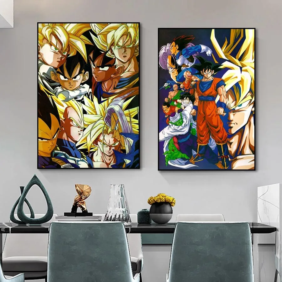 

Digital Oil Painting Japanese Classic Anime Naruto Dragon Ball DIY Hand Painted Canvas Paint By Number Home Decor Gift