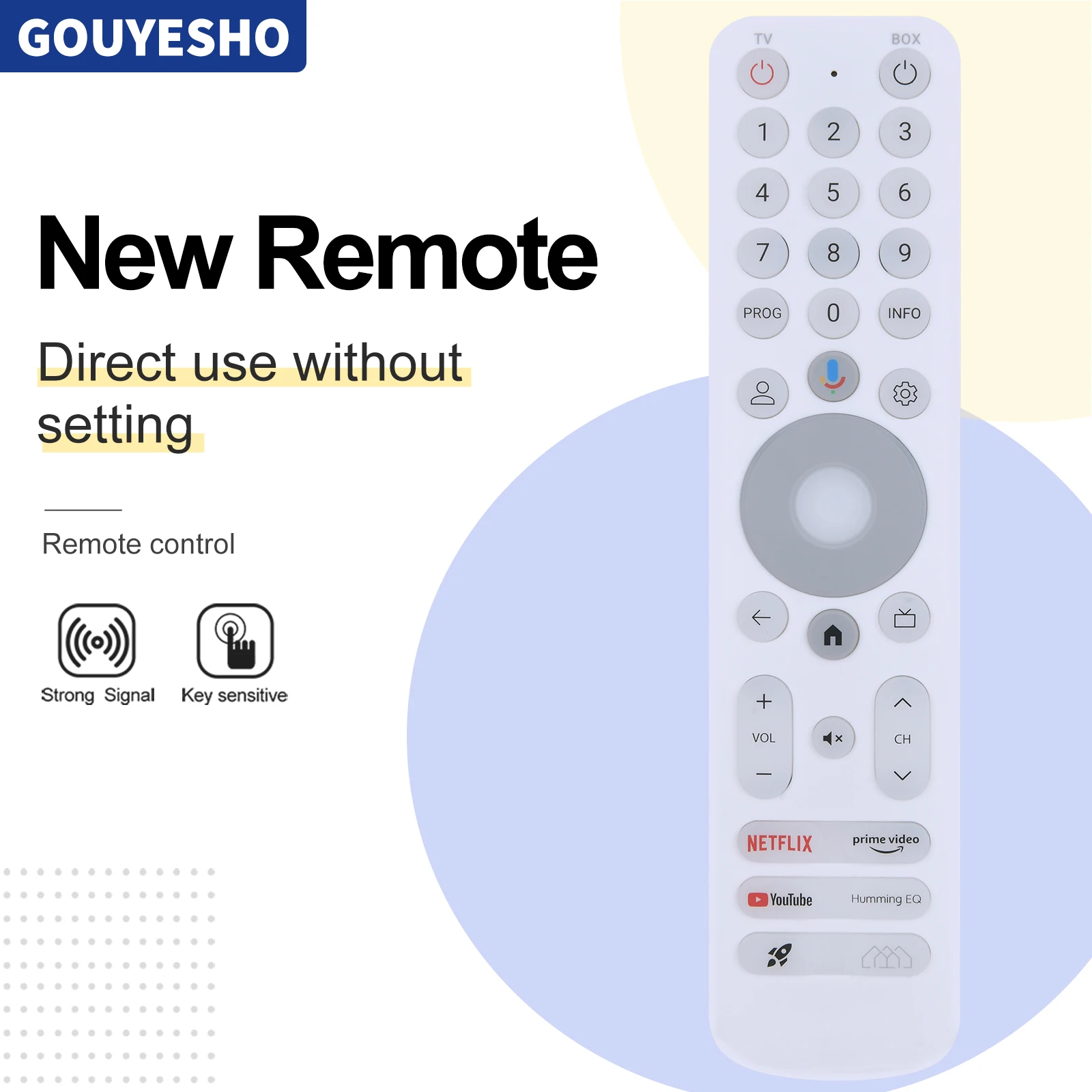 Пульт дистанционного управления для Homatics Dongle G 4K Google TV Smart Android Box