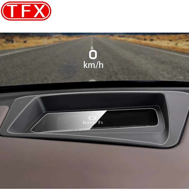 For BYD Han 2022 2023 2024 Car Styling Head Up Display Protective Frame HUD Cover Interior Decoration Accessories