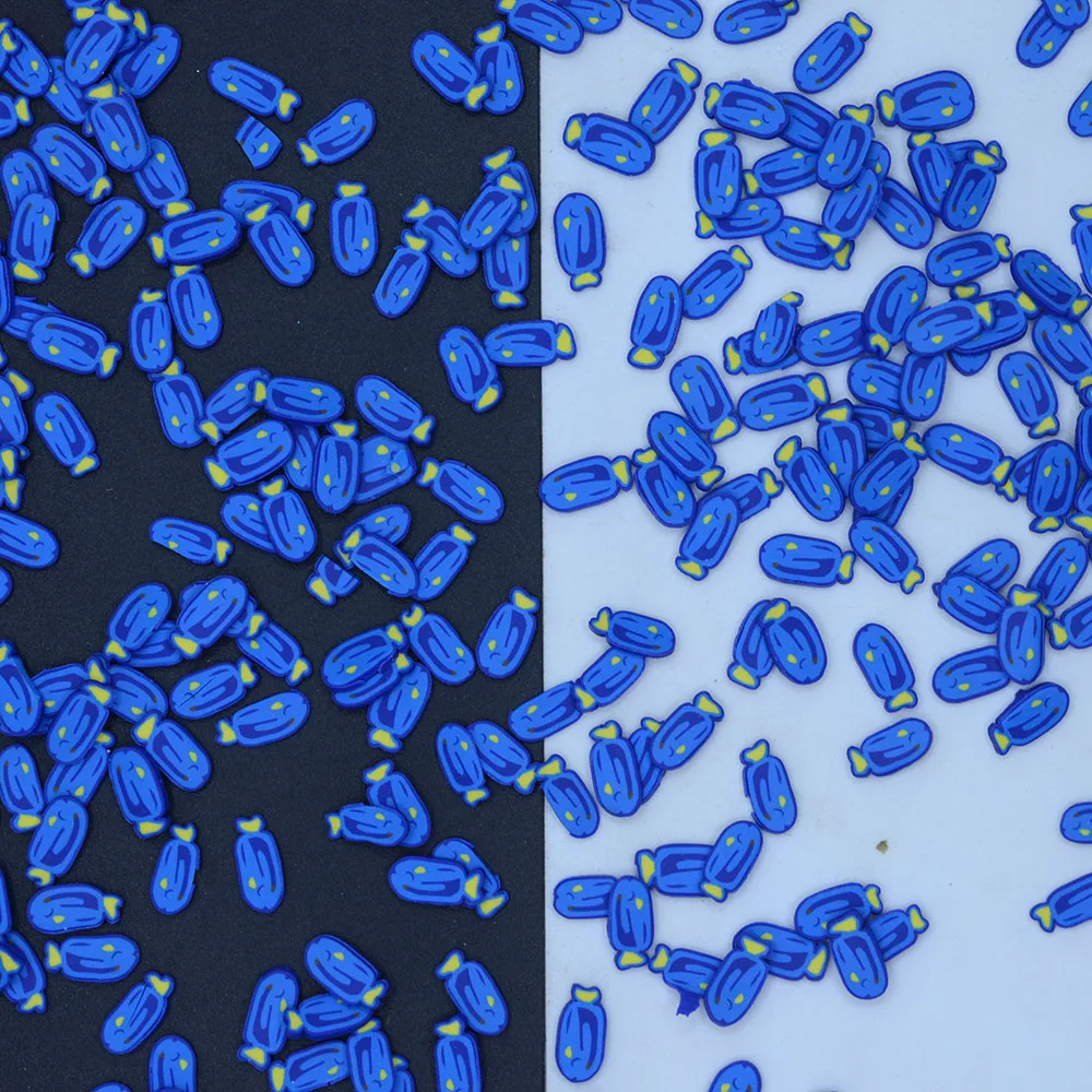 100 г/Лот полимерная Горячая глина ломтики рыбы милые конфетти для рукоделия