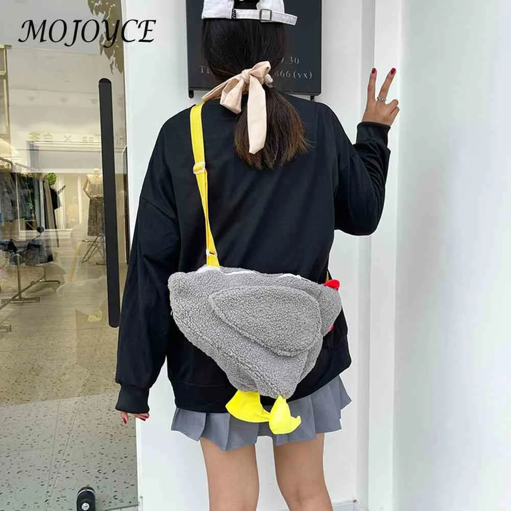 

Women Casual Hen Shape Plush Shoulder Crossbody Bag Ladies Cartoon Small Handbag