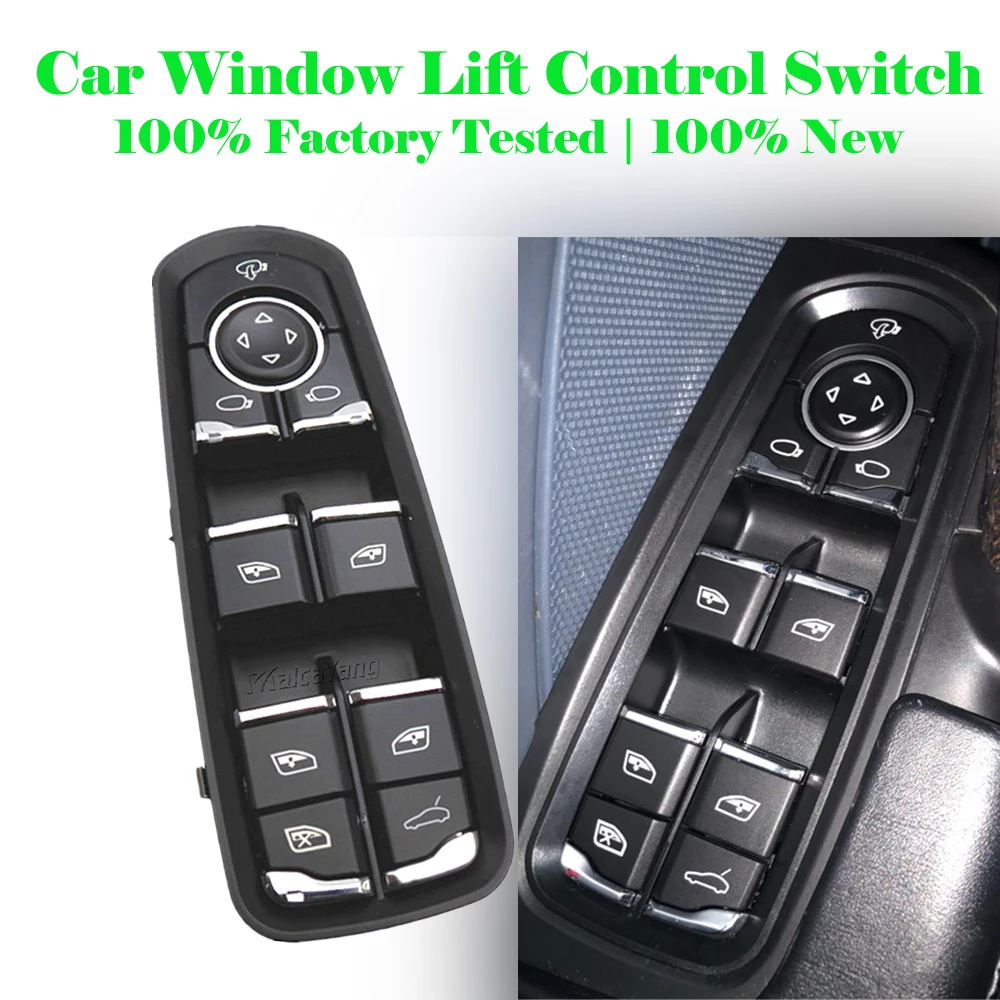 

Передняя левая кнопка выключателя стекла 7PP959858AEDML для Porsche Panamera 2011-2015 Macan Cayenne 7PP959858RDML автомобильные аксессуары