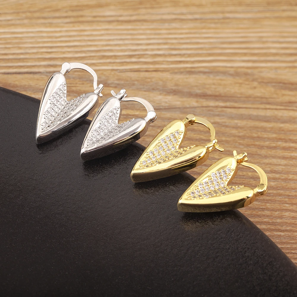 AIBEF милые романтические серьги-капли в форме сердца кулон для женщин и девочек
