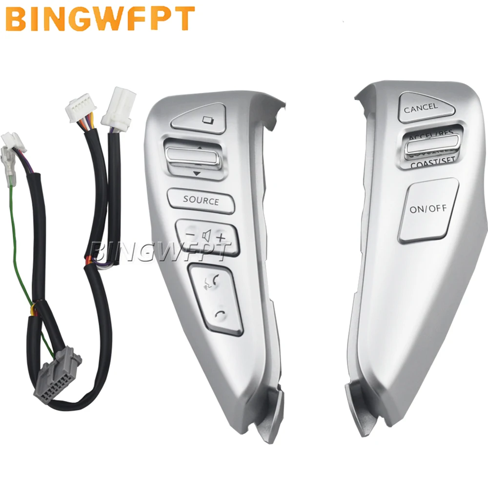 Фото Кнопки круиз-контроля на руле 25550-3DA6A для Nissan Sentra 2013-2015, Versa Note 2014-2015, автомобильные аксессуары №1