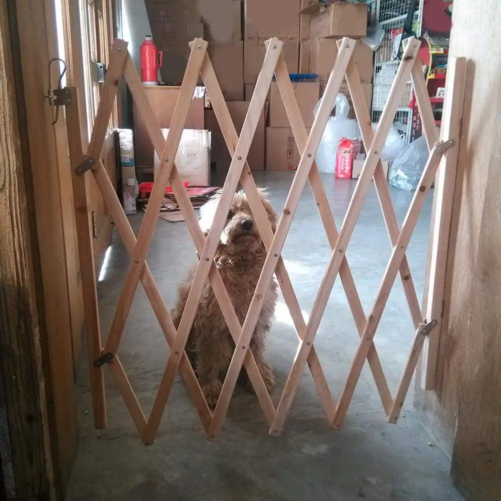 

For Dog Easy Installation Separation Fence Anti-pus Wooden Stairs Barrier Outdoors Universal Indoors Pet Safety And
