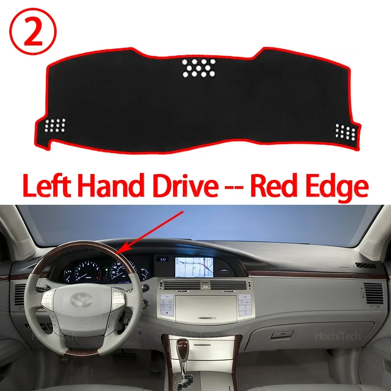 

Чехол на приборную панель для Toyota Avalon XX30 2005 2006 2007, коврик для приборной панели автомобиля, солнцезащитный козырек, чехол для инструмента, аксессуары для стола