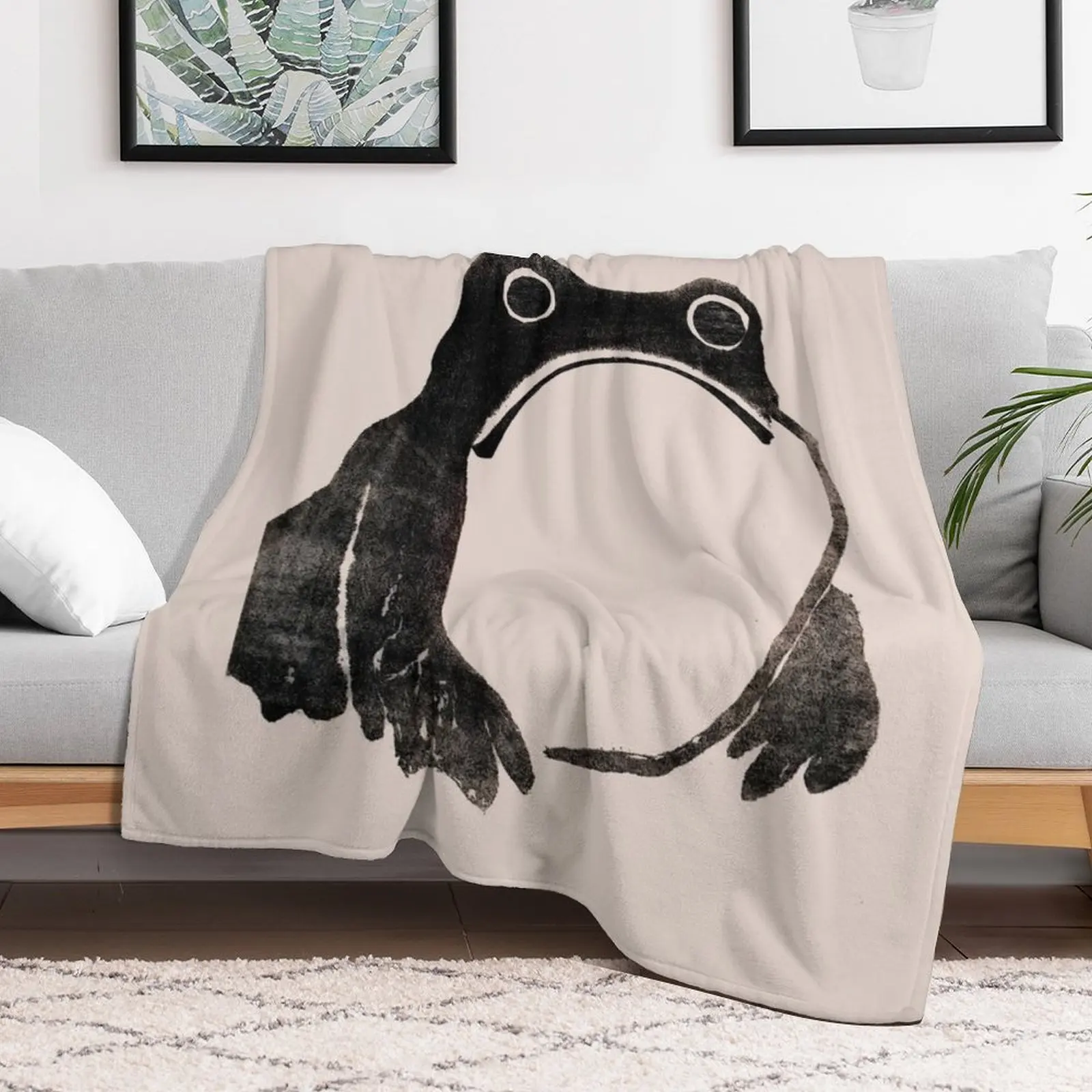 Японская лягушка Grumpy matsumoto hoji невпечатляющая Meika Gafu от Matsumoto Hoji плед одеяло