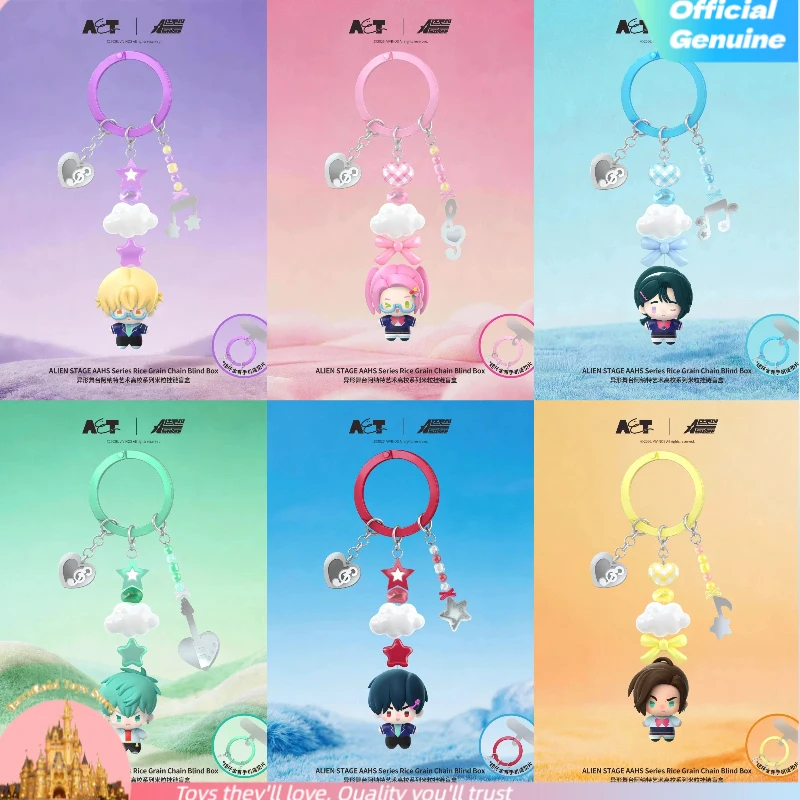 Фото Новая оригинальная игрушка-сюрприз Alien Stage AAHS Series Rice Grain Chain Blind Box Toy Anakt Arts High School Anime Decor Pendant Mystery Box Gift №2