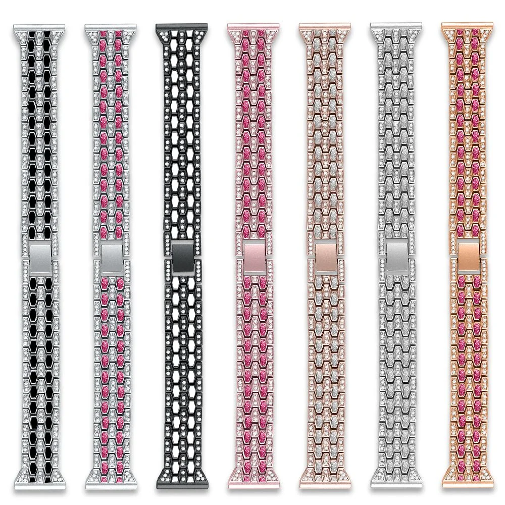 

Ремешок для часов металлический женский, изысканный браслет с бриллиантами для Samsung Galaxy Watch 5 PRO 4 Classic 46 мм 42 мм 44 мм 40 мм, 20 мм