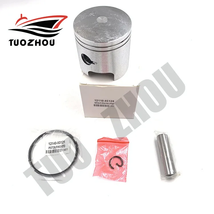 

Комплект поршней Std 12110-93120 со сменными кольцами для подвесного двигателя для Suzuki 9.9HP 15HP DT9.9 DT15 12110-93120-000 12110-93900