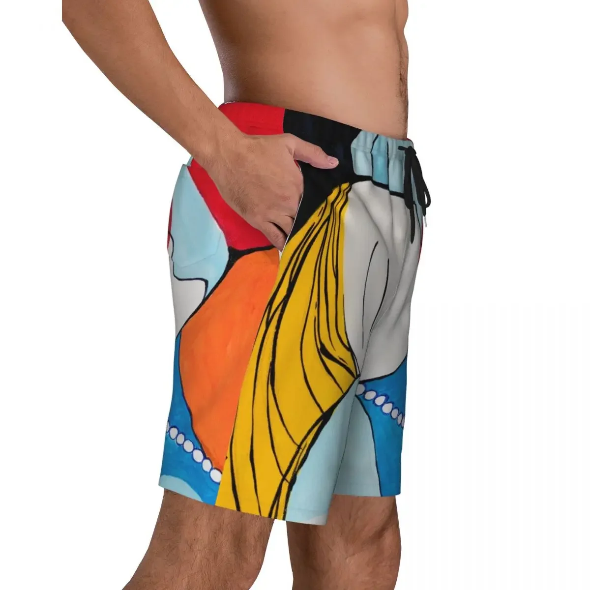Шорты для доски на заказ мужские быстросохнущие пляжные шорты плавания Pablo Picasso
