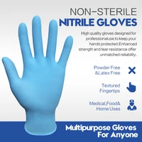 nitrile gloves 50 pcs blue black disposable gloves food grade waterproof allergy free safety work gloves 100 nitrile mechanic