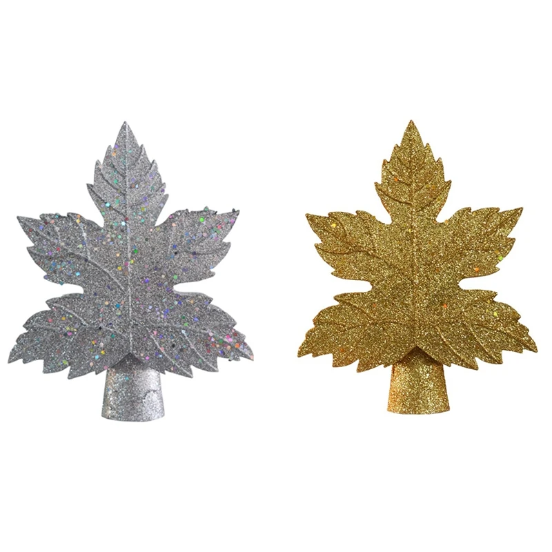 

Moving Leaves Lights Led Tree Top Star Projection Lamp Leaf Type Snowstorm Christmas Tree Top Lamp