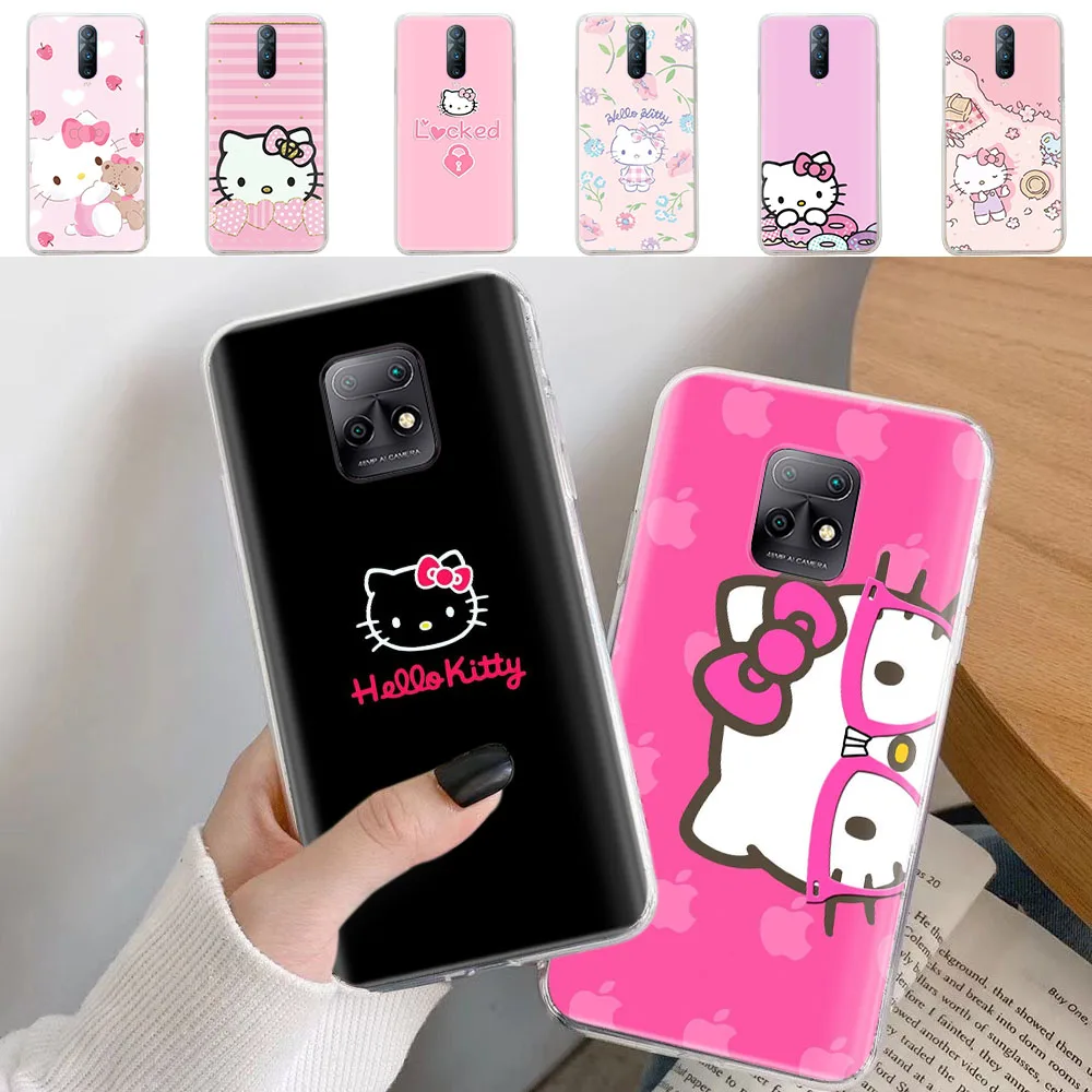 

Прозрачный чехол для iPhone 5 5S SE 6 6S 7 8 Mini 12 11 Pro XR Max Hello Kitty