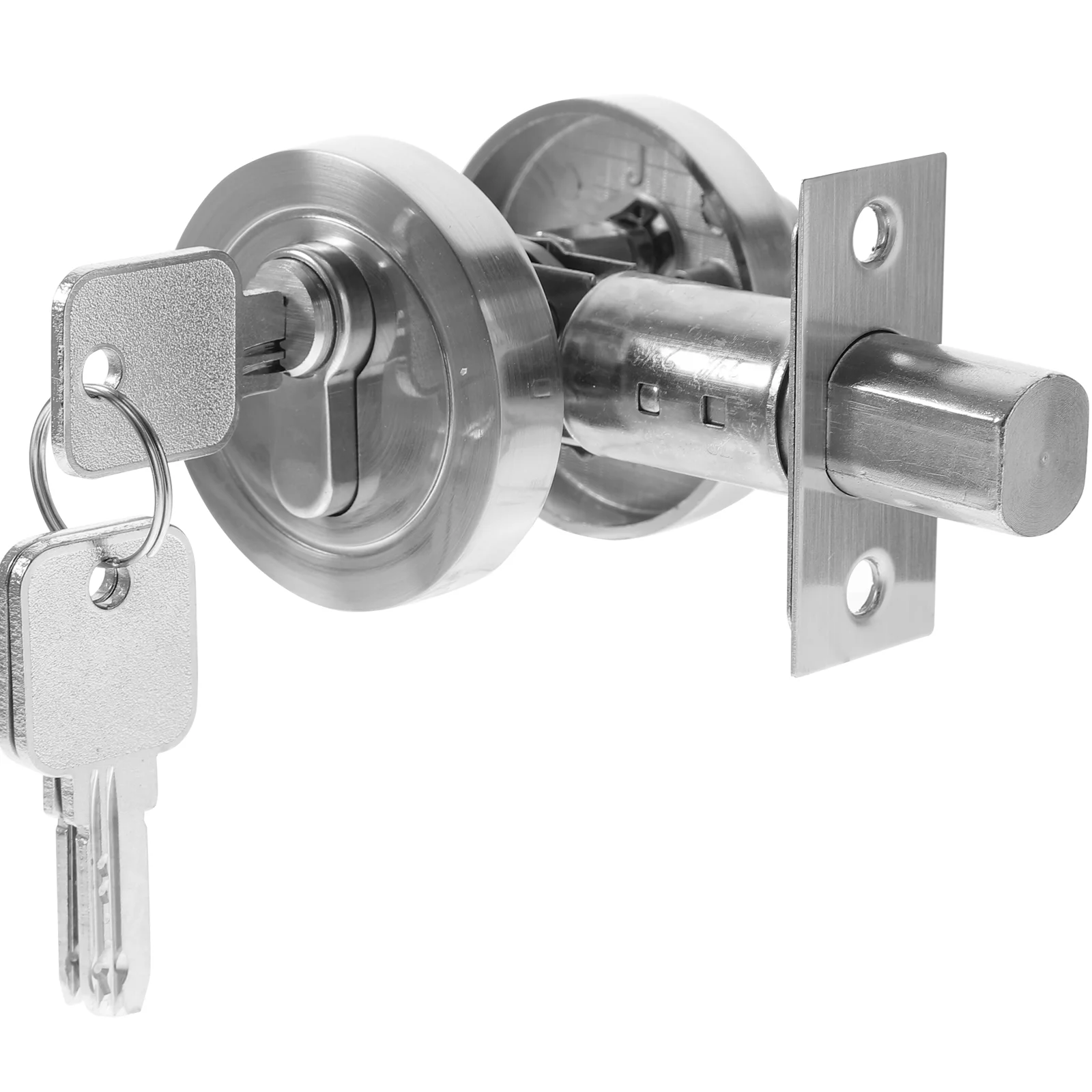 

Double Sided Gate Lock Door Dead Bolt Single Cylinder Deadbolts Zinc Alloy Locks Exterior Doors Knobs