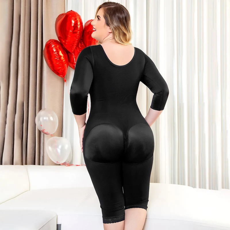 Fajas Reductoras Y Modeladoras Mujer Women Corset Post-Surgical Girdle With Side Closure Women Daily Life Use Double Compression