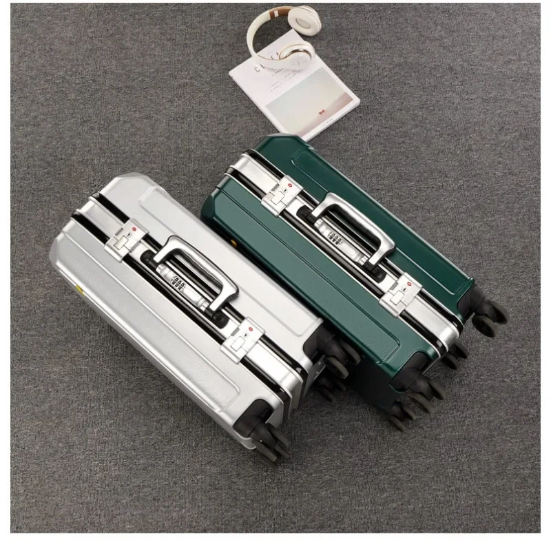 Новый багажный алюминиевый каркас для ПК деловой чемодан с паролем студентов