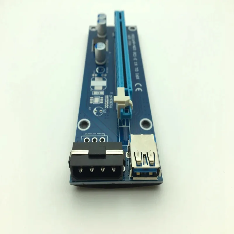 Mini PCIE Riser Card SATA to 4Pin IDE Molex Блок питания PCI-E PCI Express 1x 16x USB 3.0 Кабель для майнинга BTC Miner
