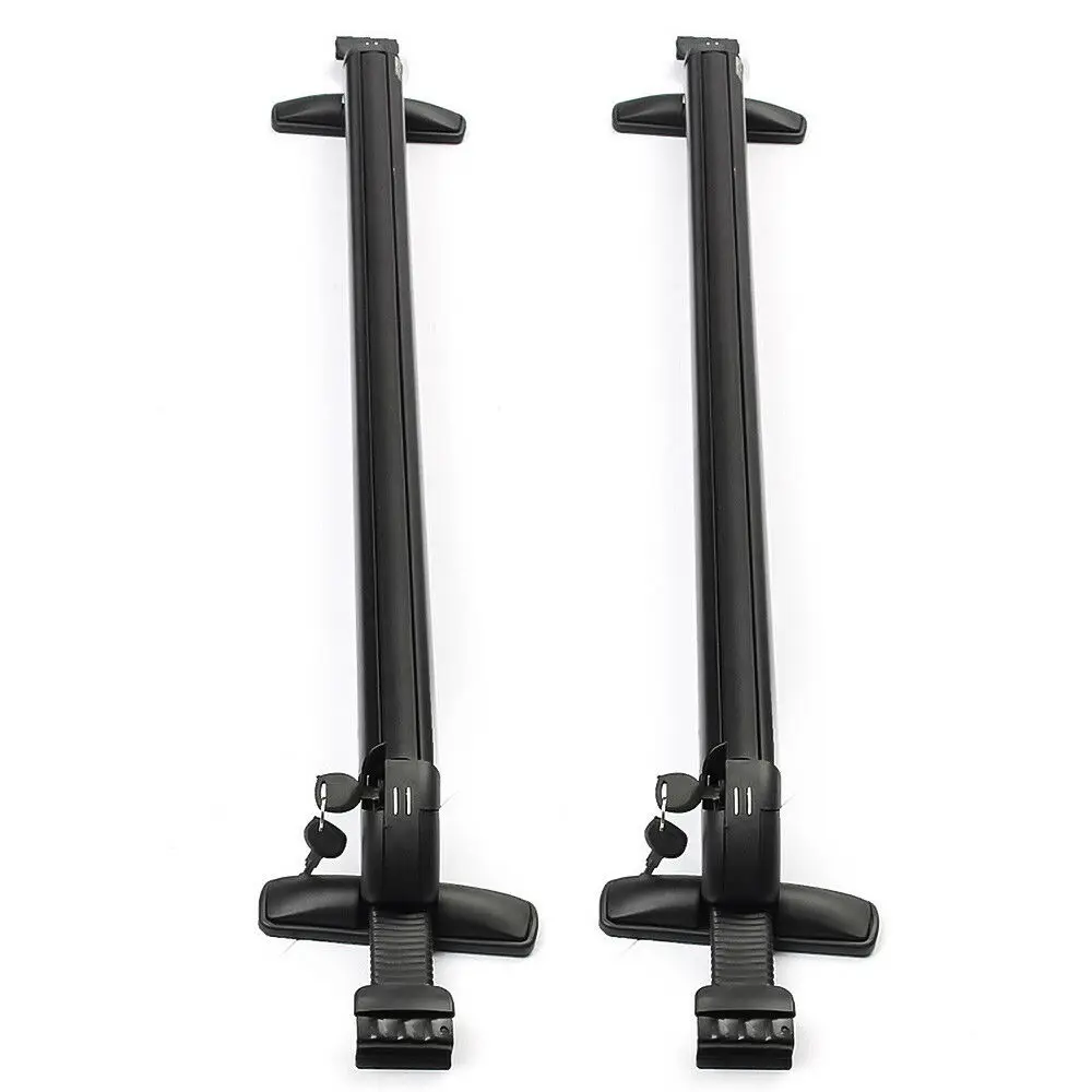 Универсальные автозапчасти 43,3 дюйма, 110 см, 2 шт., алюминиевый верхний багажник на крышу автомобиля, перекладина с поперечными перекладинами