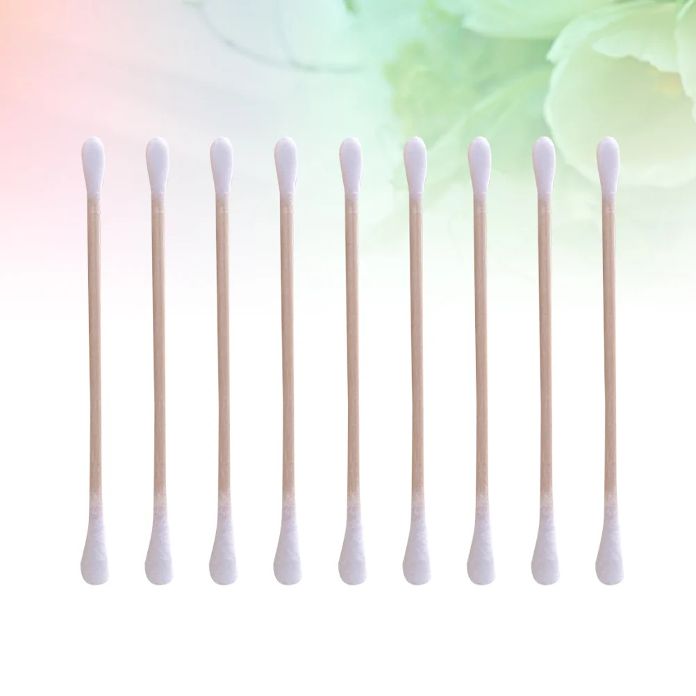 

160 Pcs Cotton Swabs Double Tipped Hygienic Wooden Stick Cotton Sticks for Pet's Cleaning