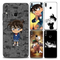 anime detective conan phone case for honor 8x 9x play 9a 20 21i 30i 50 60 x8 nova 8i 9 se y60 pro lite silicone case bandai