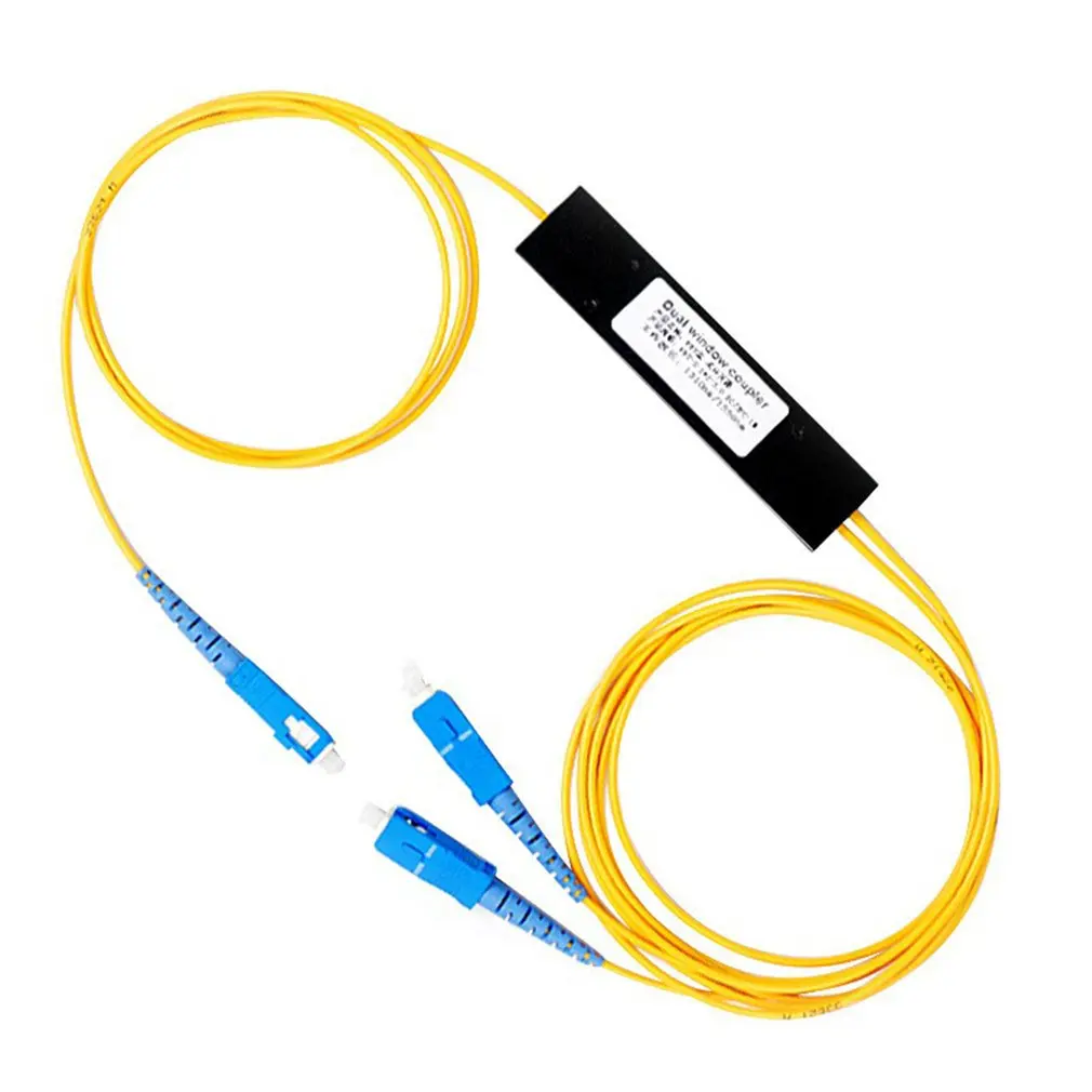 

Splitter SC1 Split 2 Fiber Splitter One Split Two Pigtail Fiber 1x2 PLC Upc Splitter With SC/UPC Connector