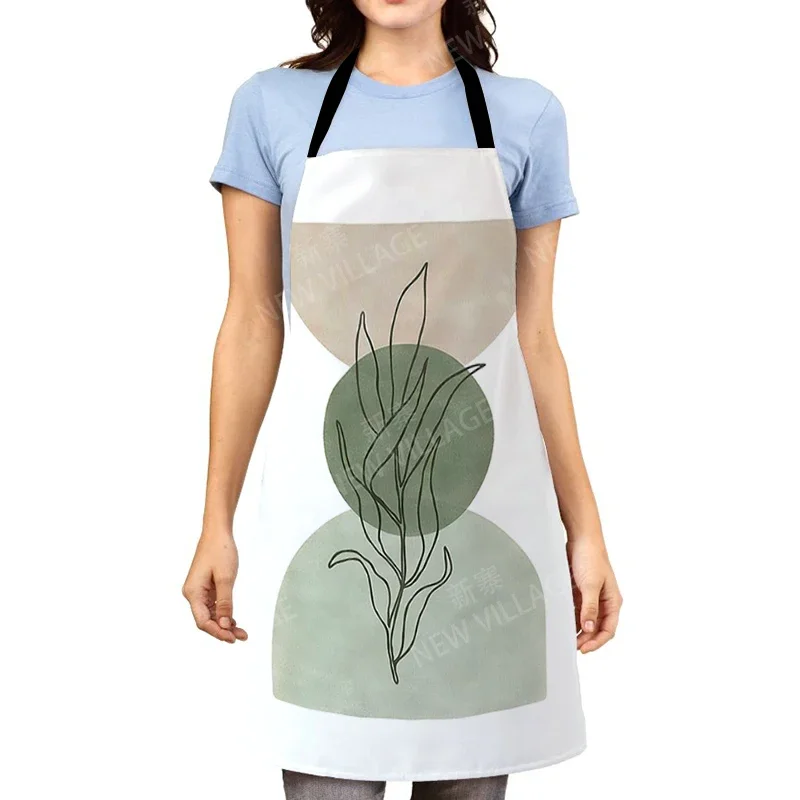 Детский водонепроницаемый фартук из хлопка и льна