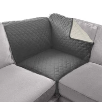 sectional corner sofa covers reversible corner l shaped slipcover soft quilted durable water resistant furniture protector