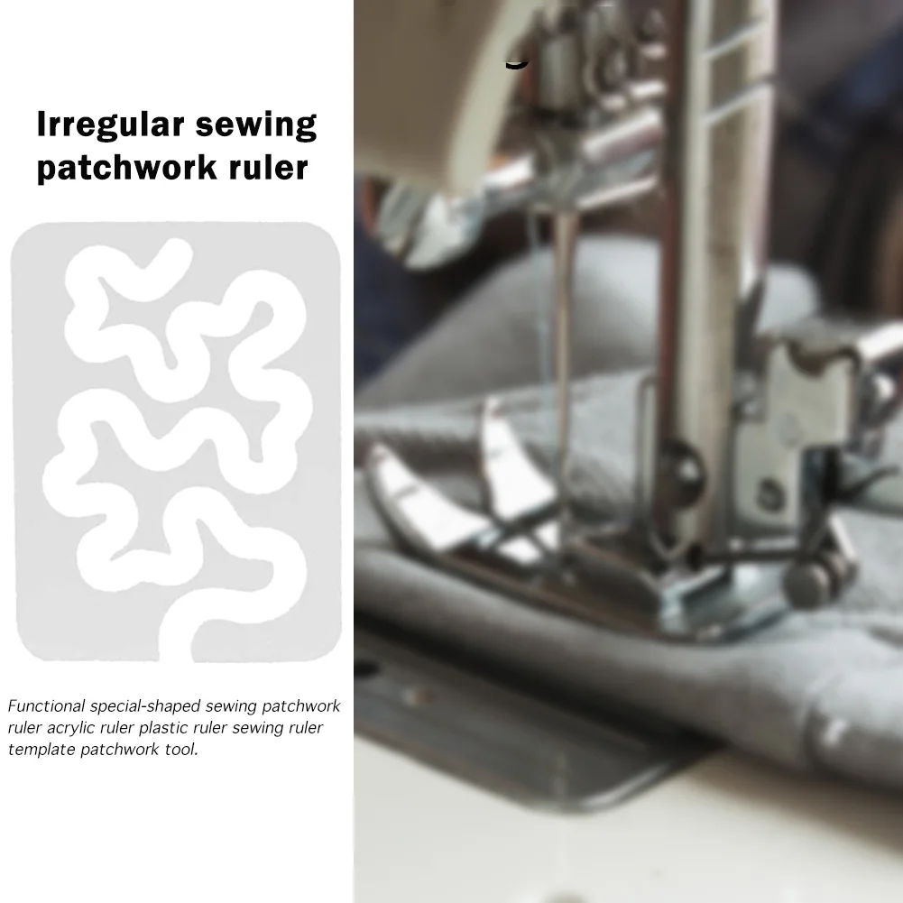 

Acrylic Ruler Sewing Drawing Patchwork Free Motion Quilting Template Sewing Machine Apparel Tool Accessories
