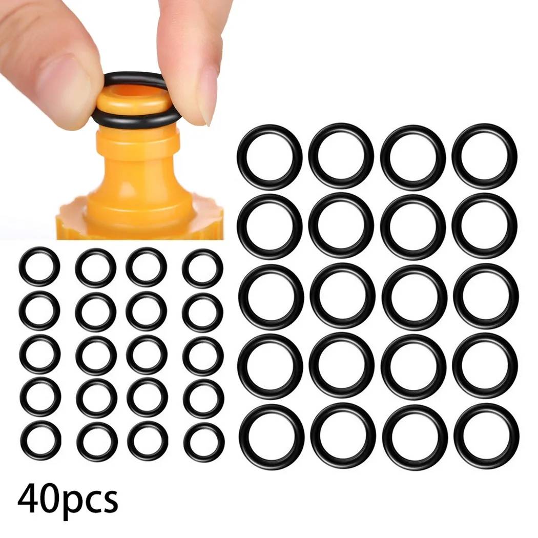 

40Pcs/set High Pressure Washer Cleaner Seal Ring O-Ring 1/4 M22 3/8 Quick Connect Rubber Seal Rings Gasket Washers