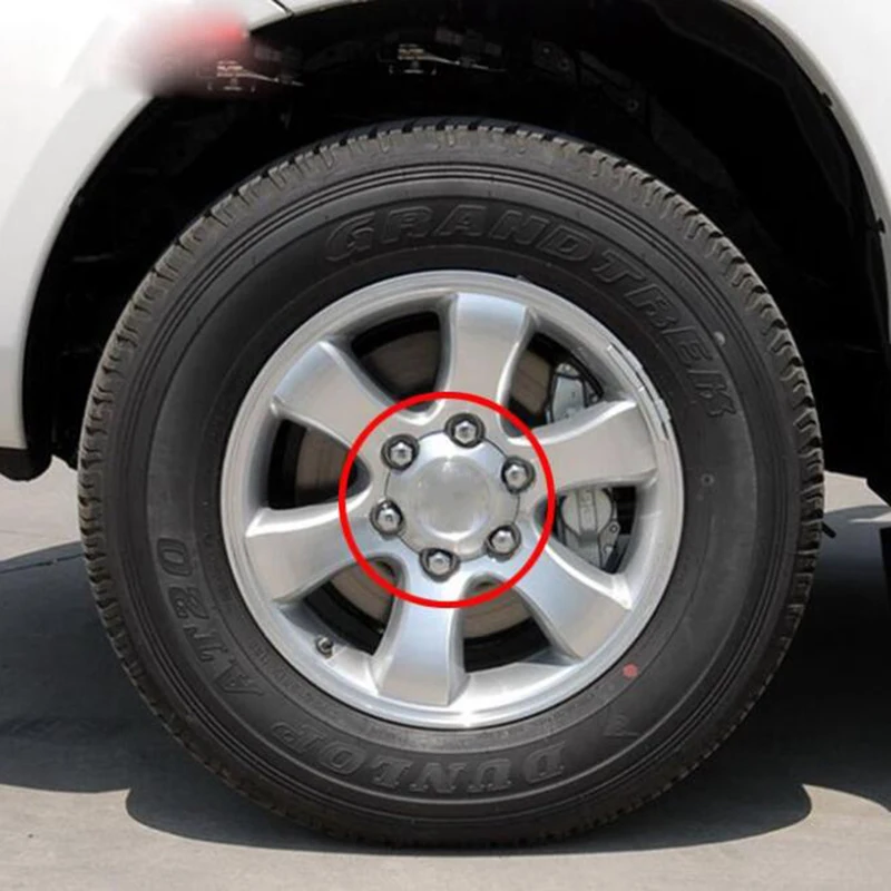 4 шт., алюминиевые колпачки для колеса 2002-2009 Toyota Land Cruiser Prado 120 2700/4000