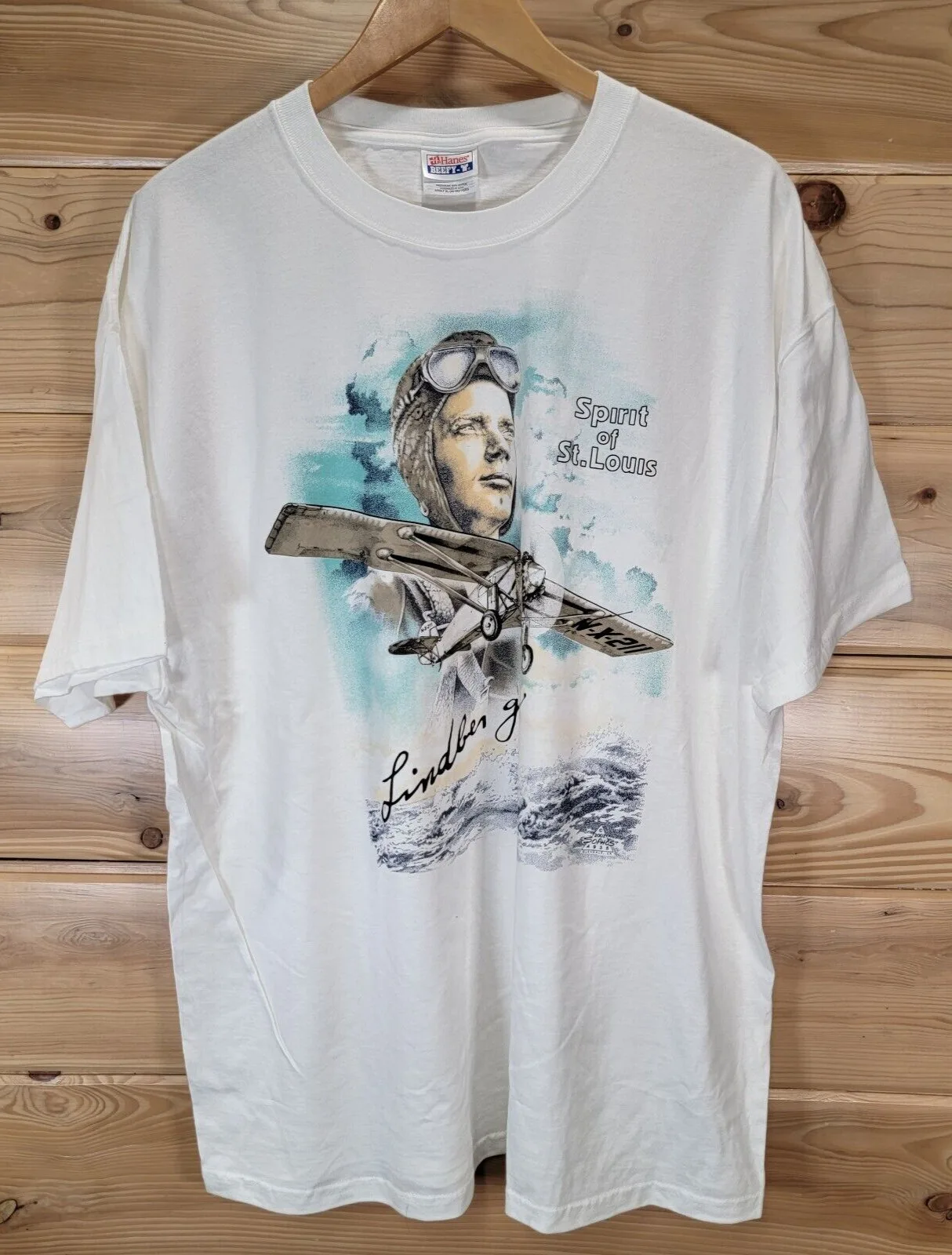 Футболка мужская Винтажная с принтом дух Святого Луиса XL