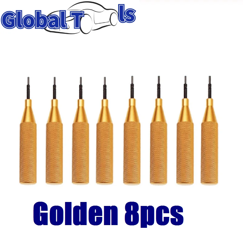 

8PCS Car Cover Open Mechanics Tool Golden ECU Removal PC Computer Easily Fgtech Galletto 4 V54